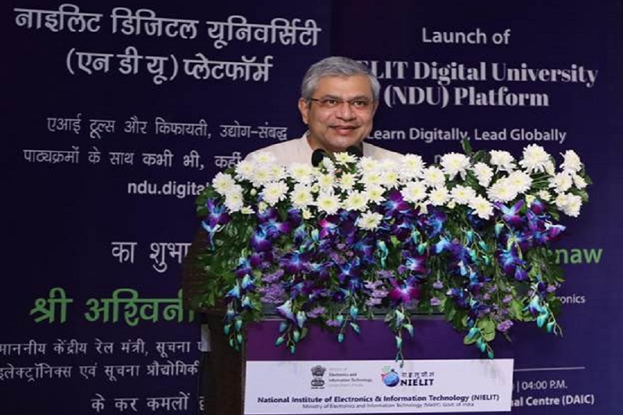 Ashwini Vaishnaw inaugurates NIELIT Digital University